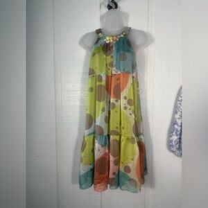 Expo Sleeveless Multicolored Dress Size 10 EUC